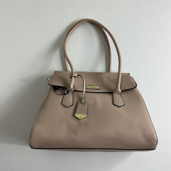 London Fog Matilda Satchel Pale Taupe New NWT  Purse Handbag - Picture 1 of 8